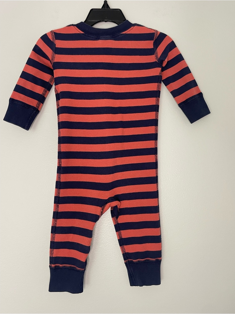 Hanna Andersson Bold Stripe Organic Cotton Zip Sleeper - Picture 4 of 11